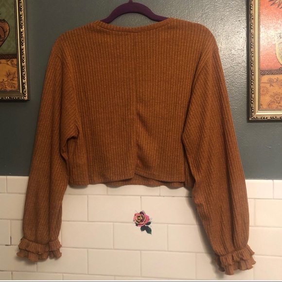 Burnt Orange Crop Top - Picture 2 of 4